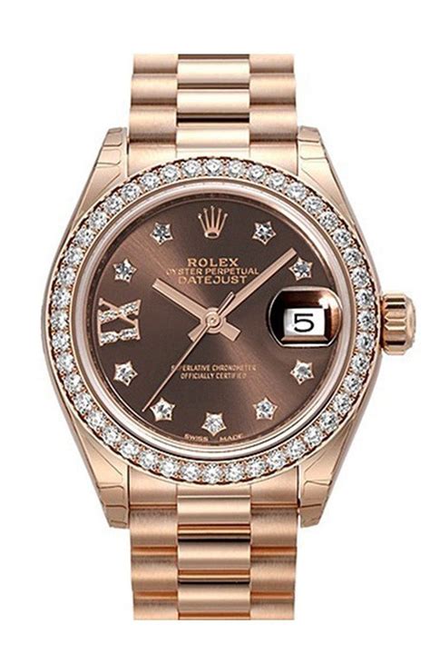 rolex lady datejust 28 rose gold price|rolex datejust price guide.